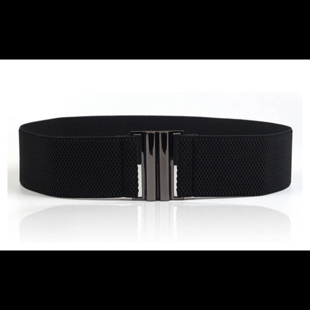 Black elastic belt